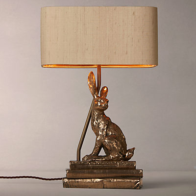 David Hunt Hare Table Lamp, Bronze